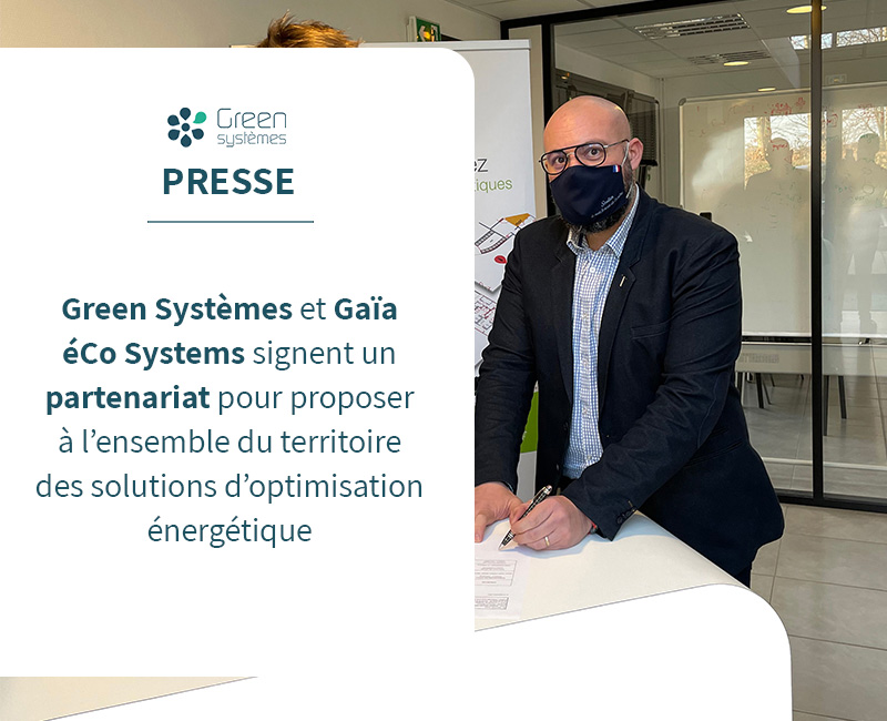 Partenariat Green Systèmes x Gaïa Eco Systems